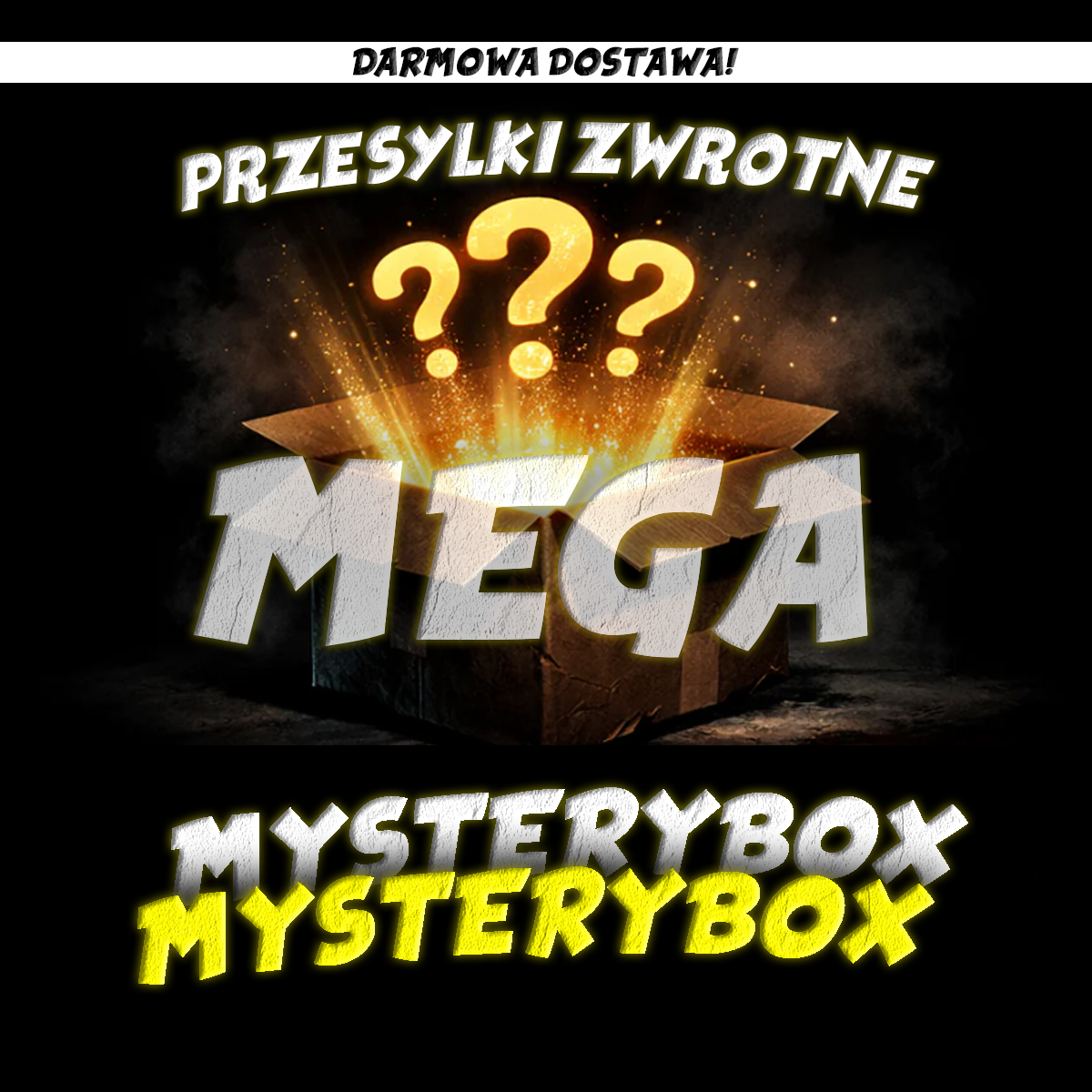 MysteryBox MEGA – 40 Nieotwieranych Paczek Zwrotnych z Włoch